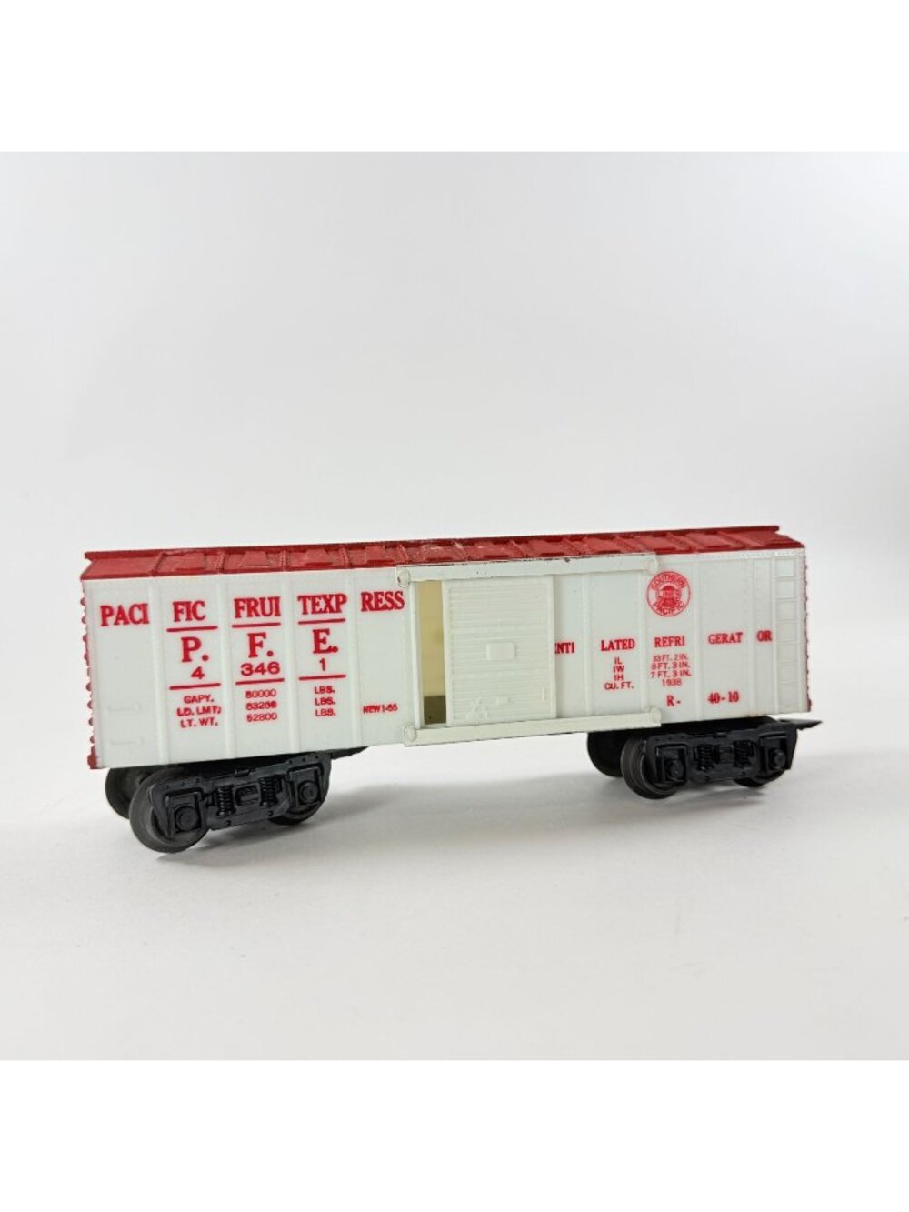 Vintage Marx 05565 Pacific Fruit Express Refrigerator Car O Gauge No Box